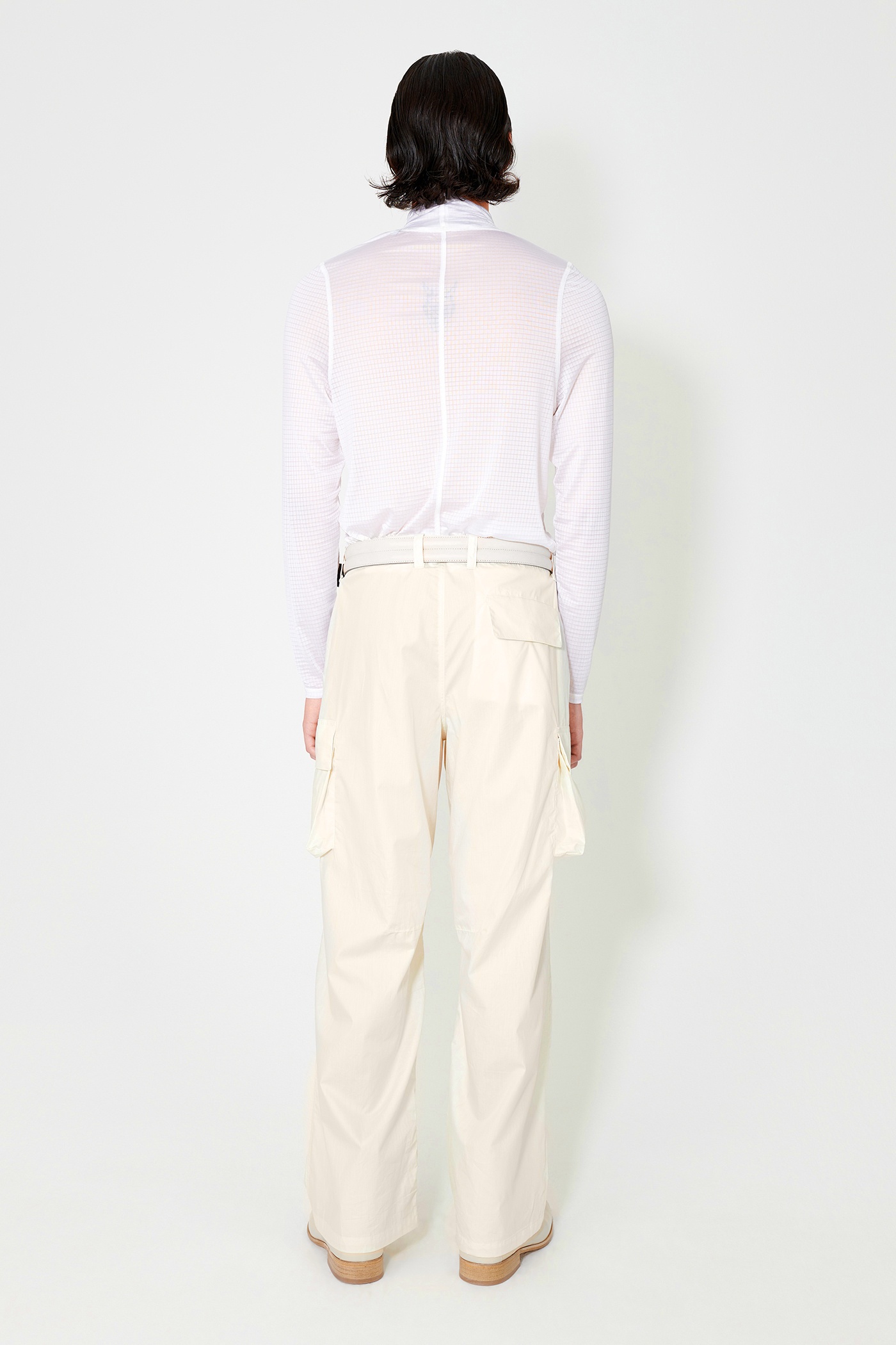Mount Trouser Pearl Beige Cotton Chinz - 7