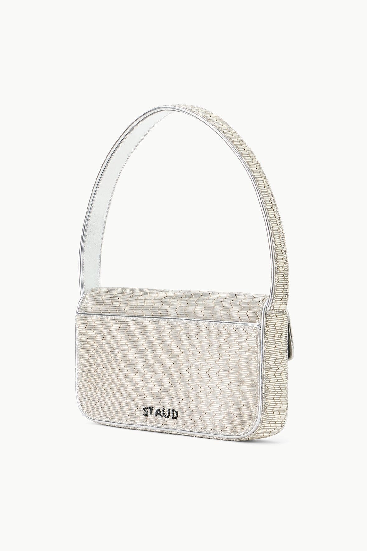 STAUD TOMMY BAG SILVER - 3