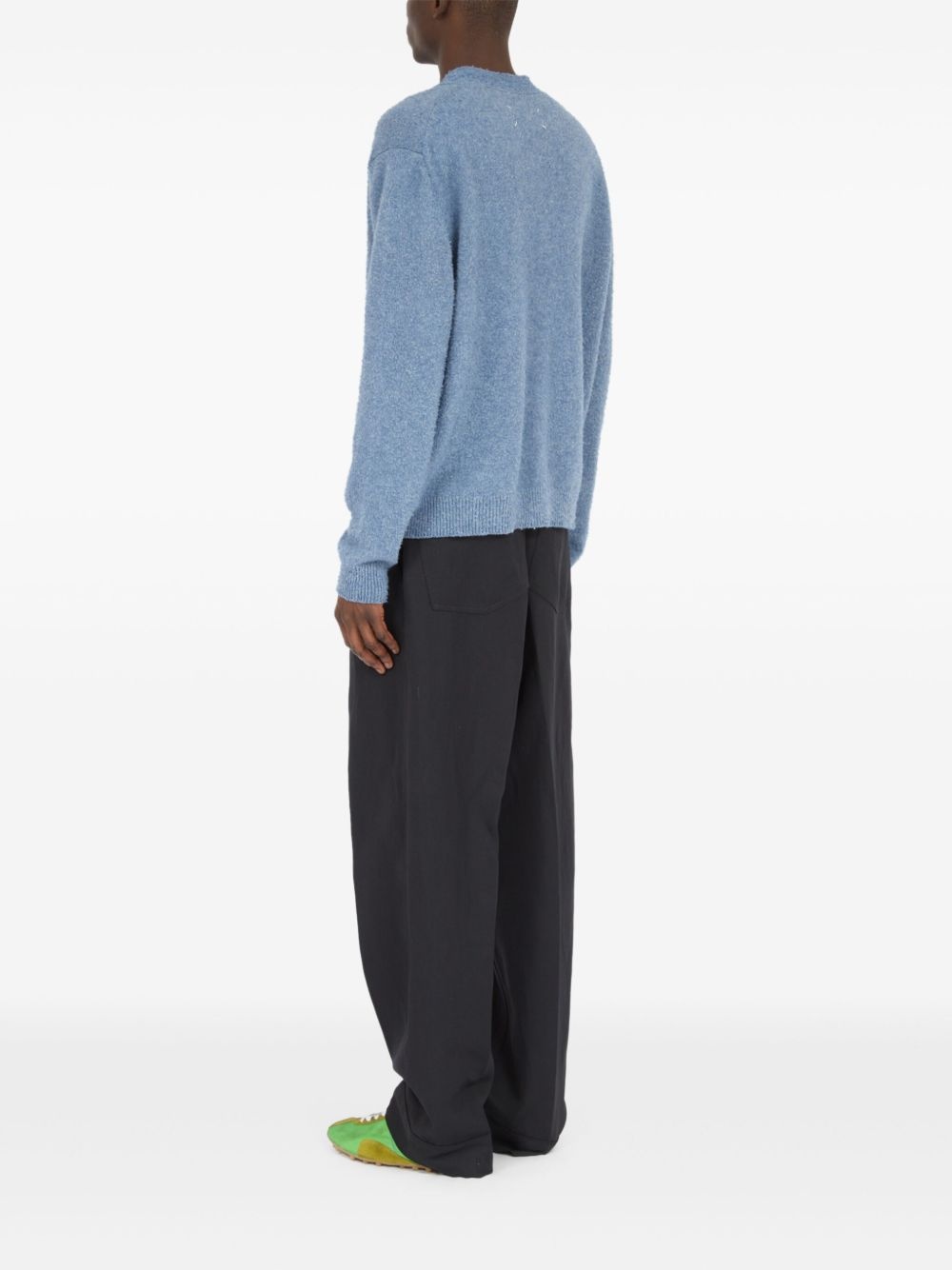 mélange-effect cardigan - 6