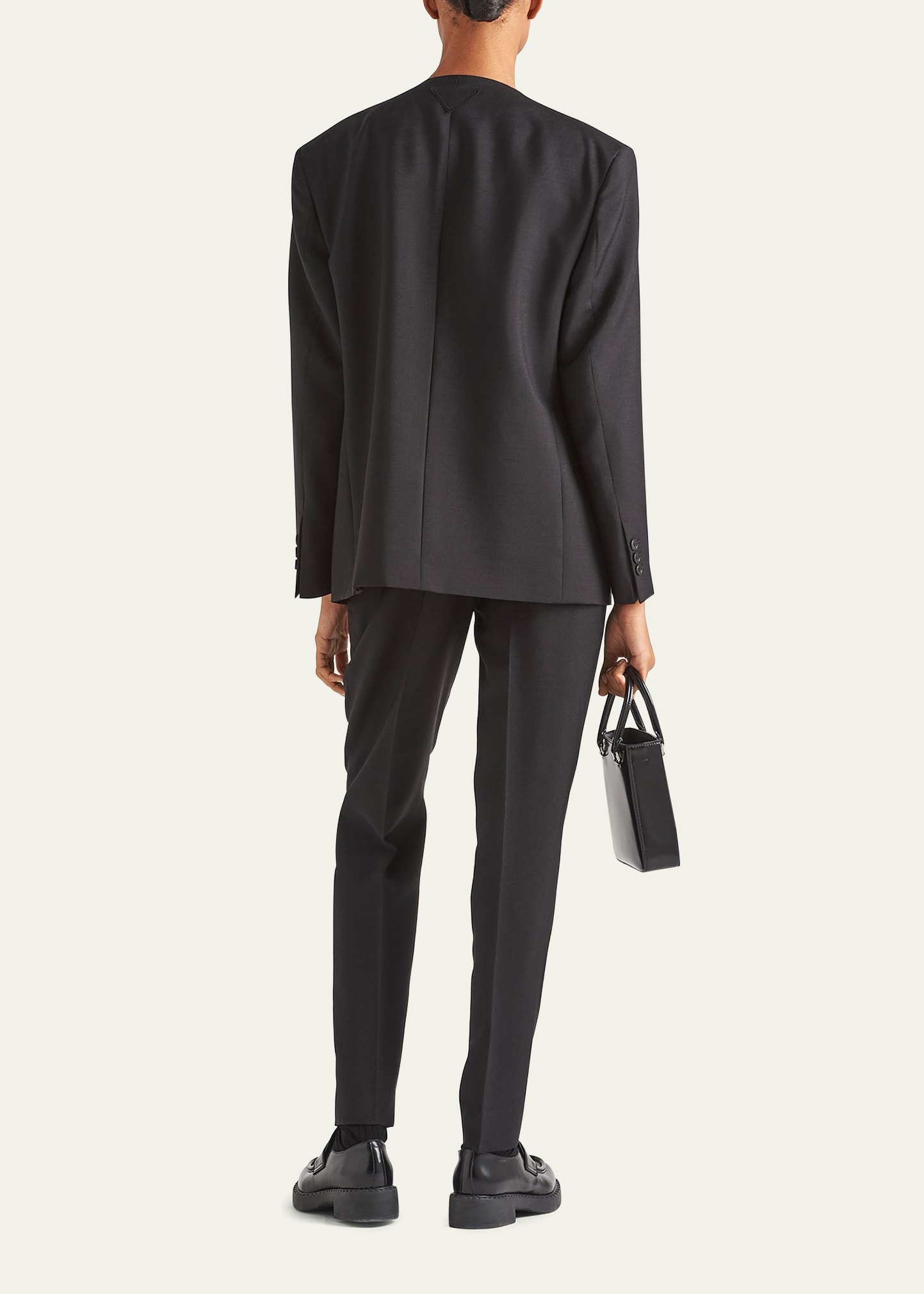 Kid Mohair Slim-Leg Trousers - 3