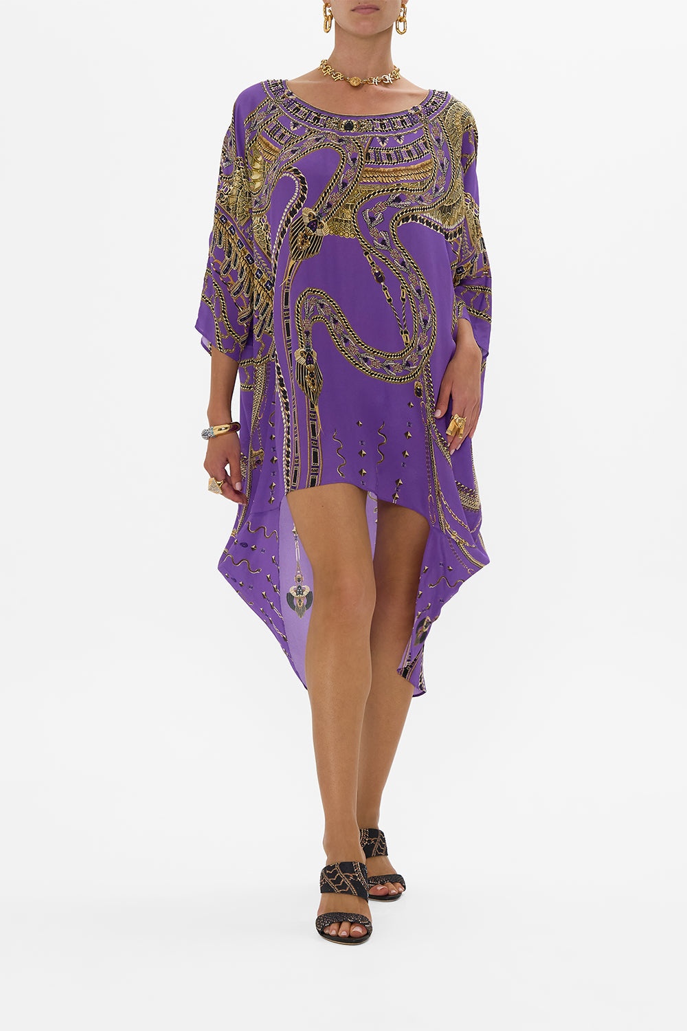 SCOOP BACK HEM DRESS - 3