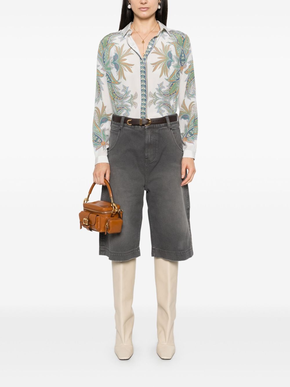 paisley-print shirt - 2