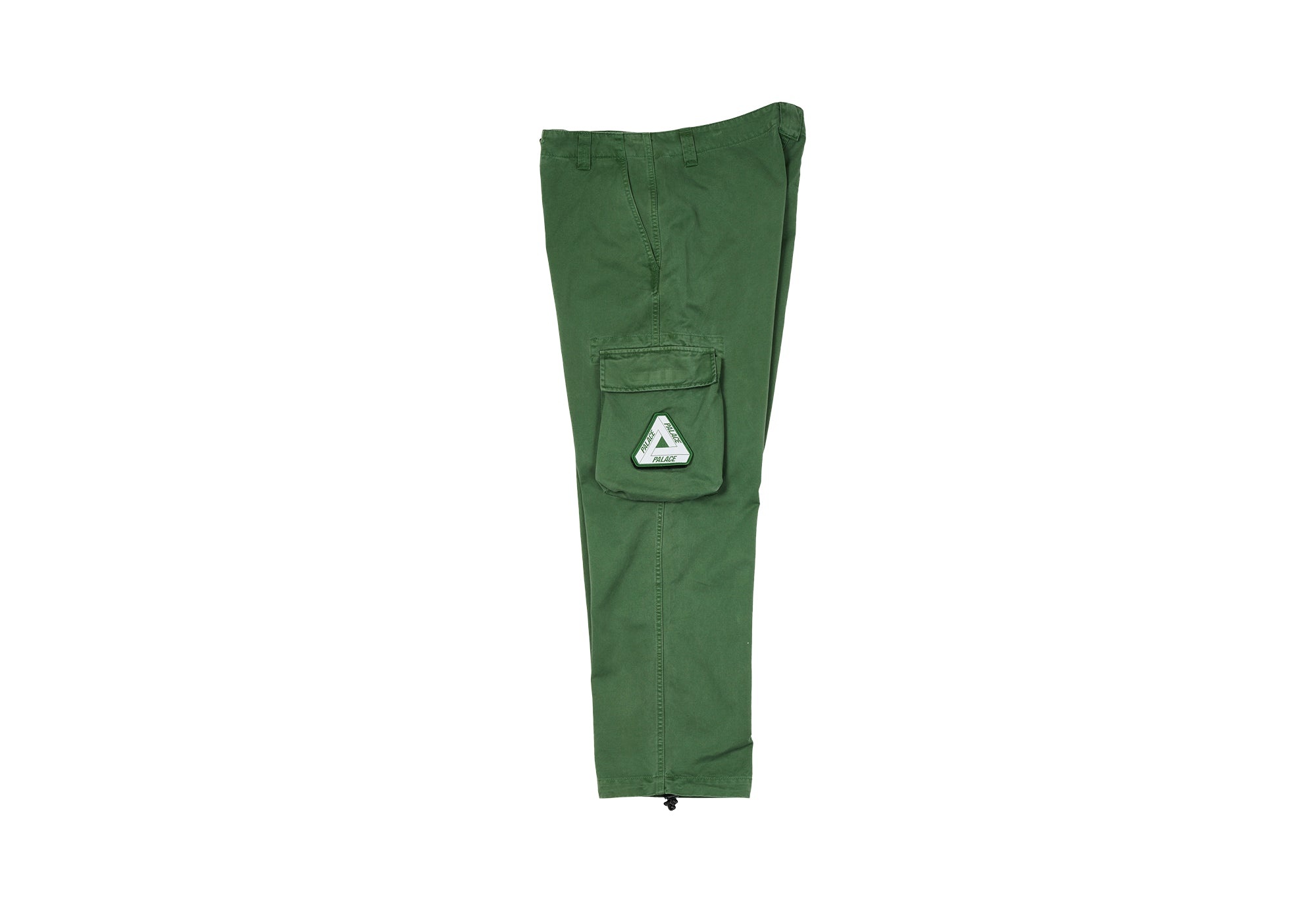 GARMENT DYED CARGO TROUSER OLIVE - 3