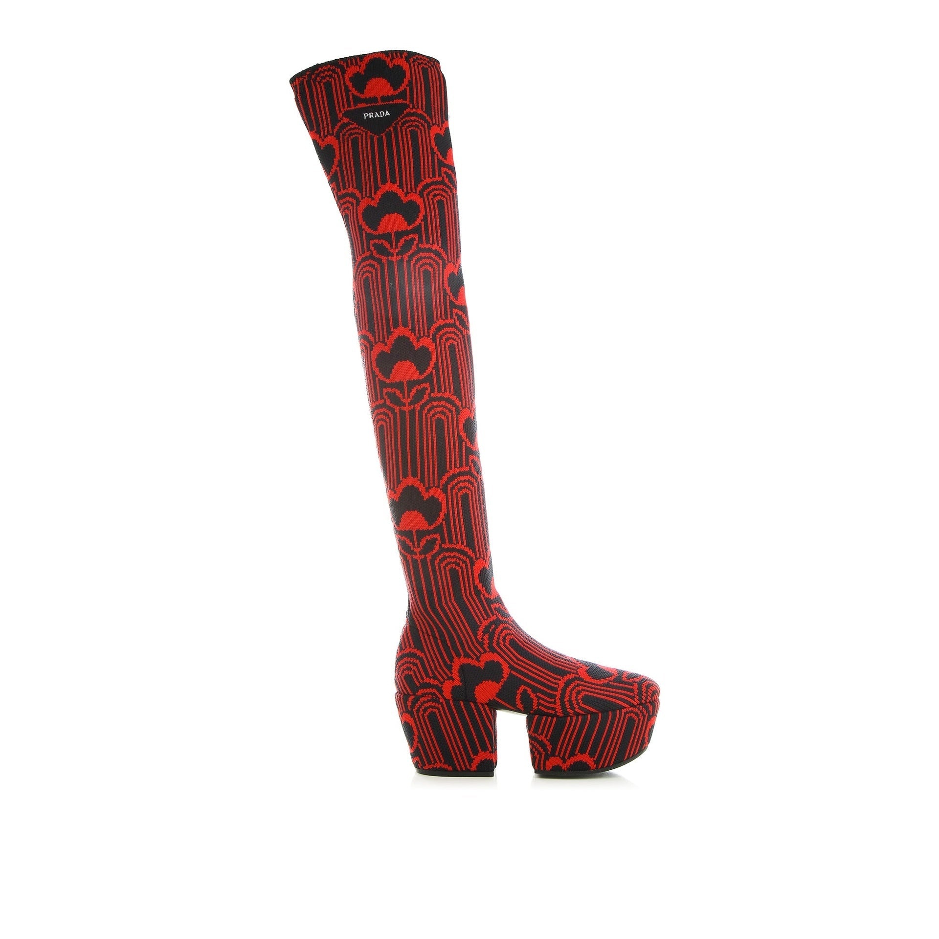 JAQUARD EMBROIDERED BOOTS - 1