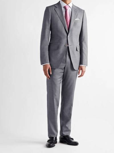 TOM FORD O'Connor Slim-Fit Super 110s Sharkskin Wool Suit Jacket outlook