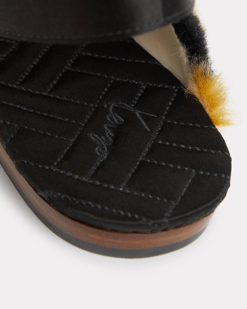 'KENZO-Kali' tiger mules in fake fur 5