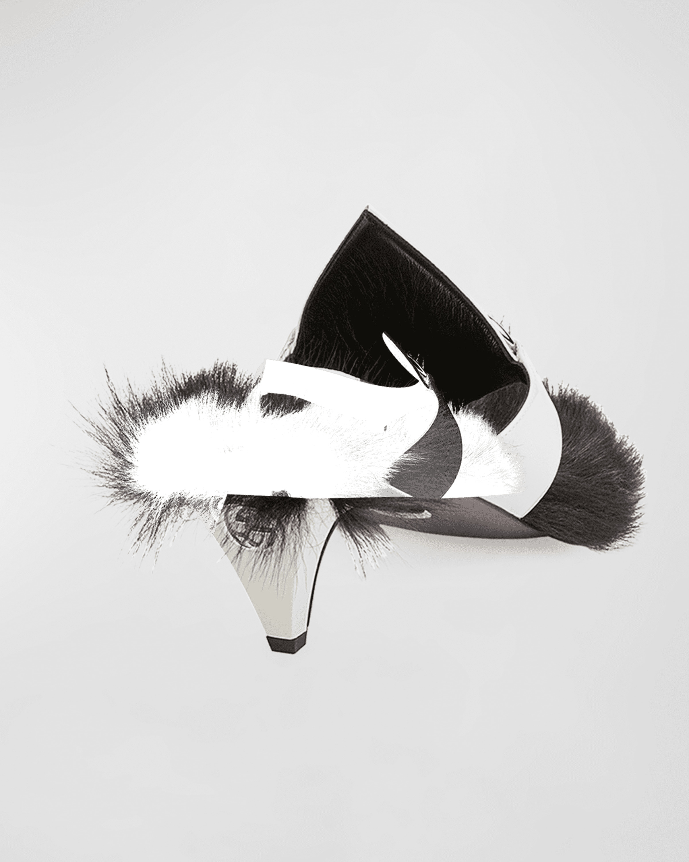 Mariame Faux Fur Bit Thong Sandals - 3