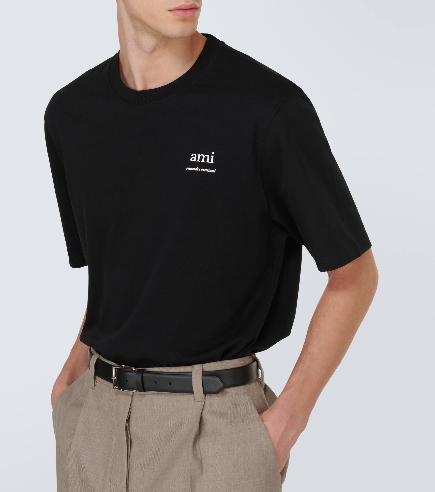Ami de Cœur cotton jersey T-shirt - 5