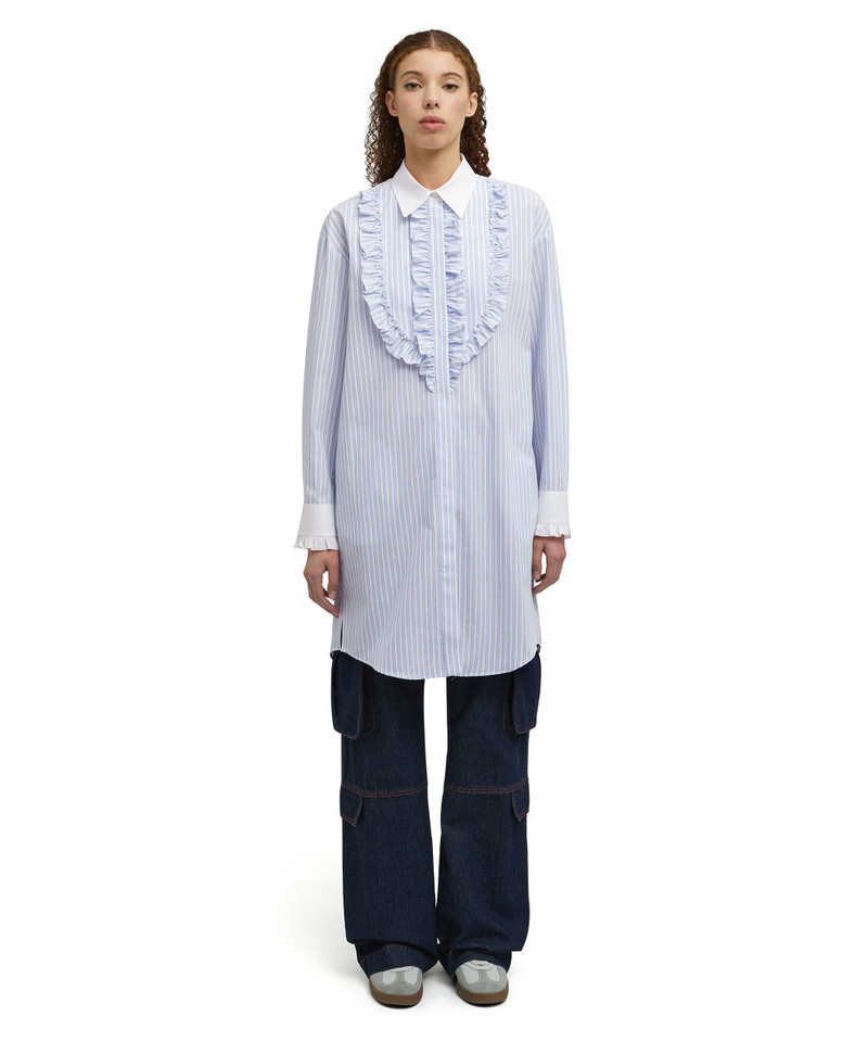 MSGM Poplin cotton chemisier shirt dress outlook