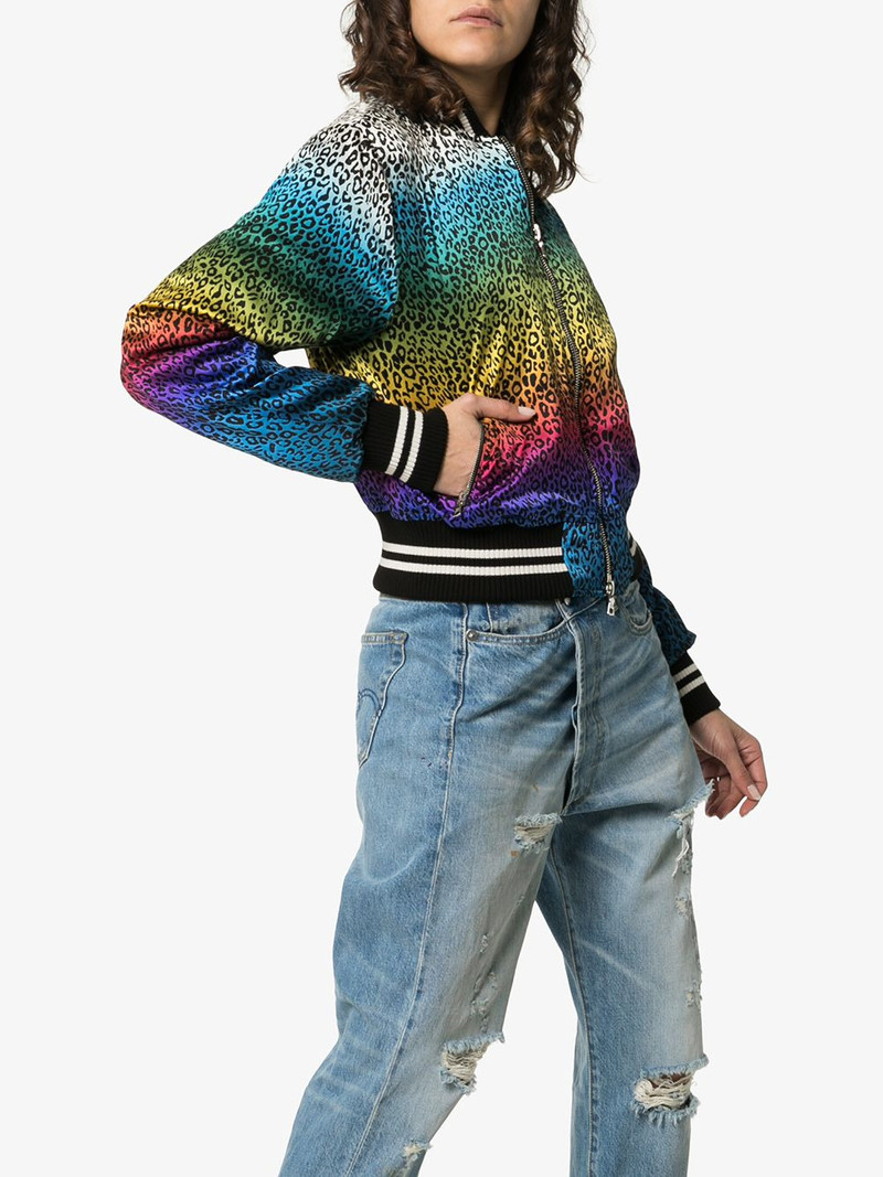 leopard rainbow bomber jacket 3
