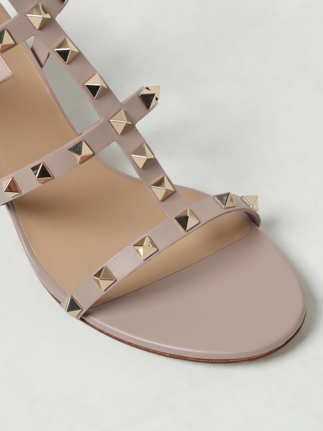 Valentino Garavani Rockstud sandal in leather - 4
