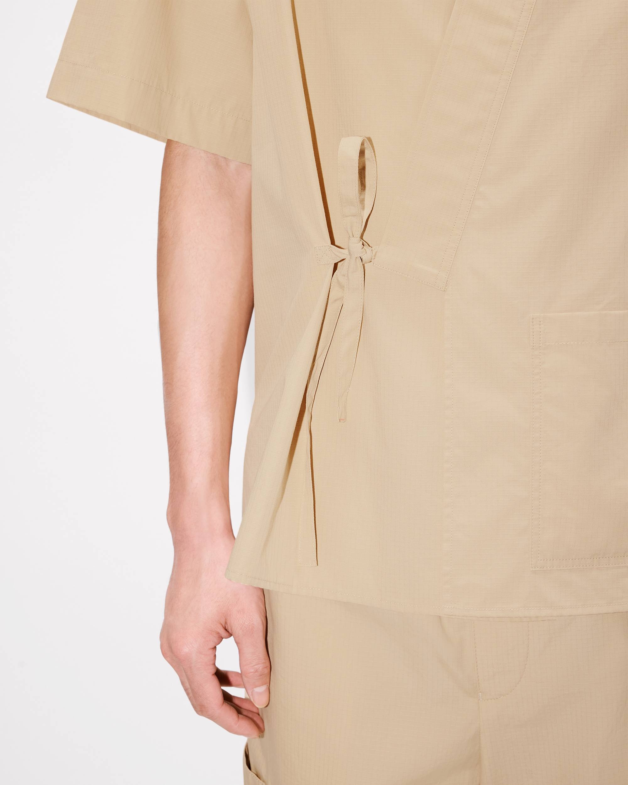 Kimono shirt in cotton ripstop - 7