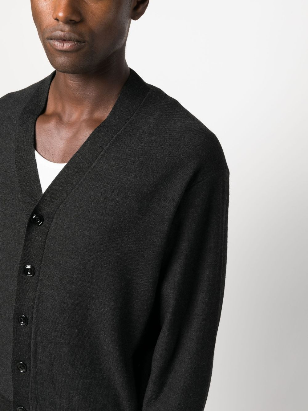 Lemaire Women Cardigan With Melange Effect - 7
