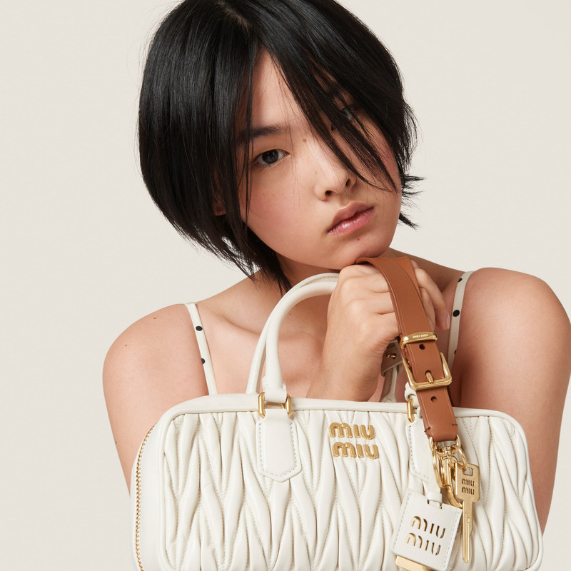 Miu Miu Leather key ring outlook