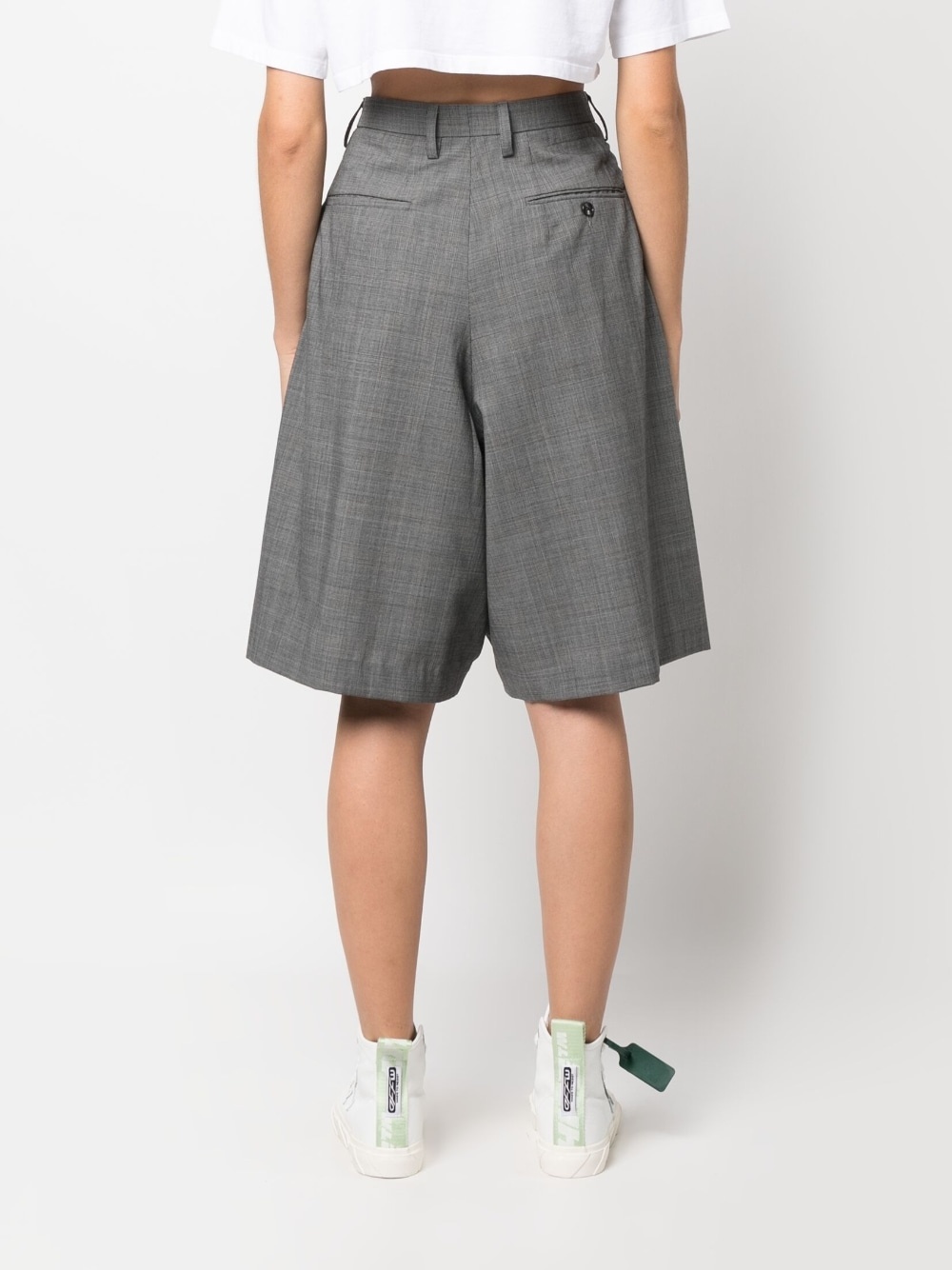 tailored knee-length shorts - 4