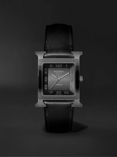Hermès Heure H Large Automatic 30.5mm Titanium Watch, Ref. No. W054131WW00 outlook