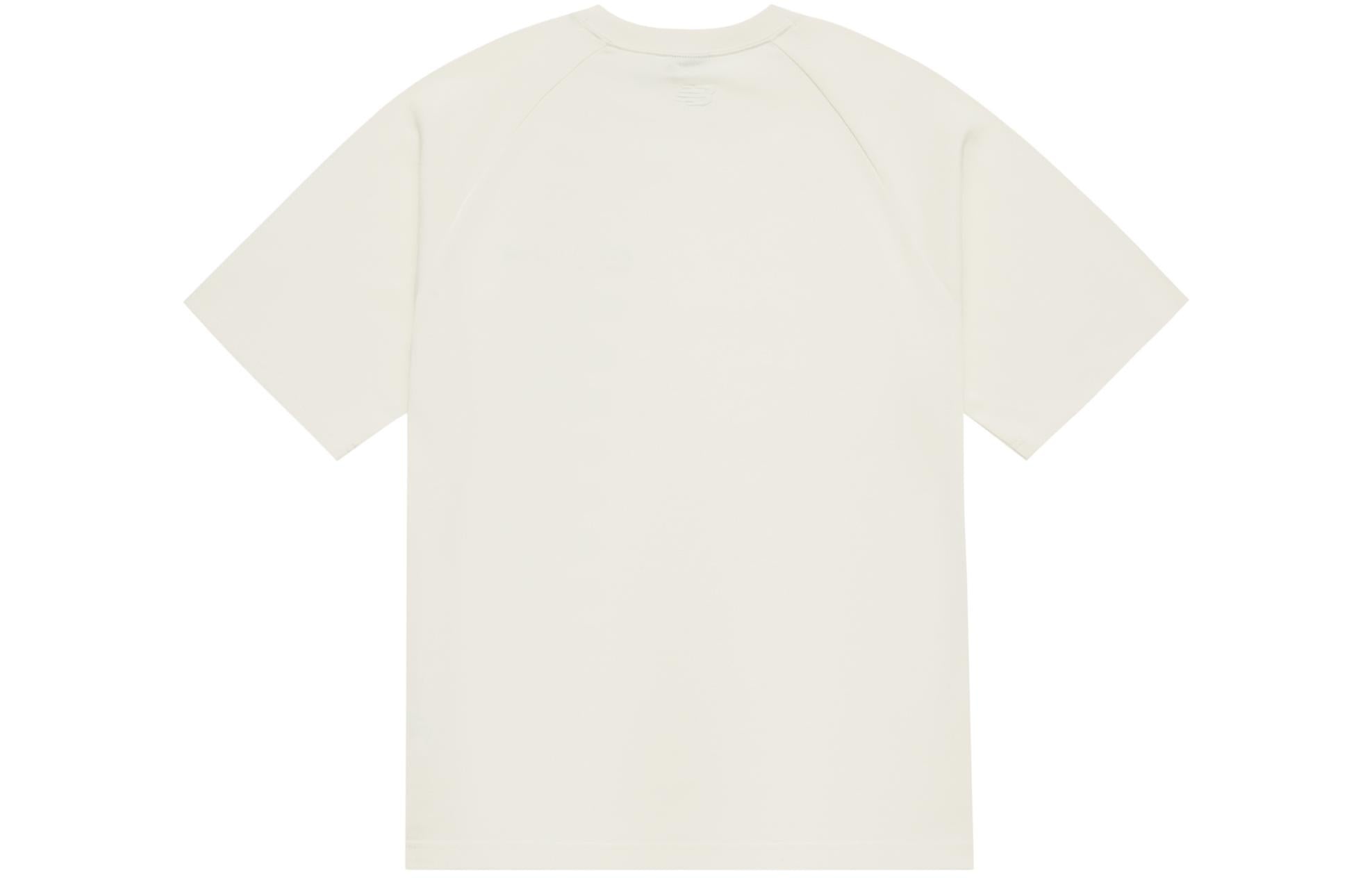 New Balance Wordmark Logo T-Shirt 'White' AMT42301-CIC - 2