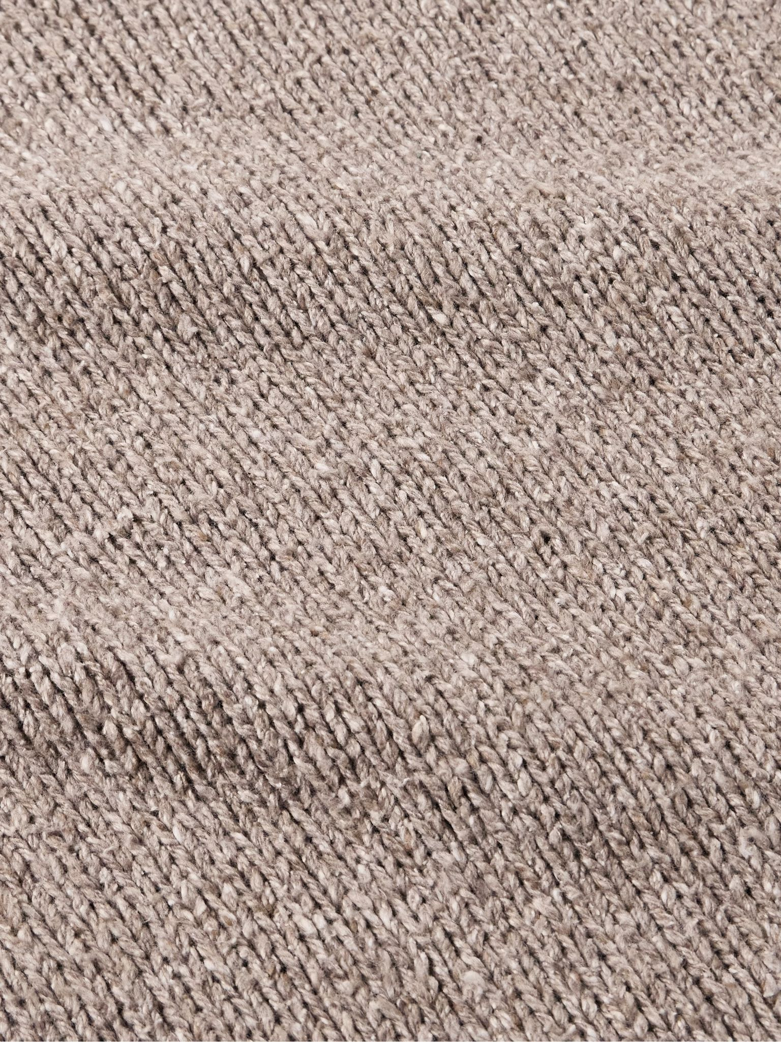 Ryoko Cotton Rollneck Sweater Brown - 4