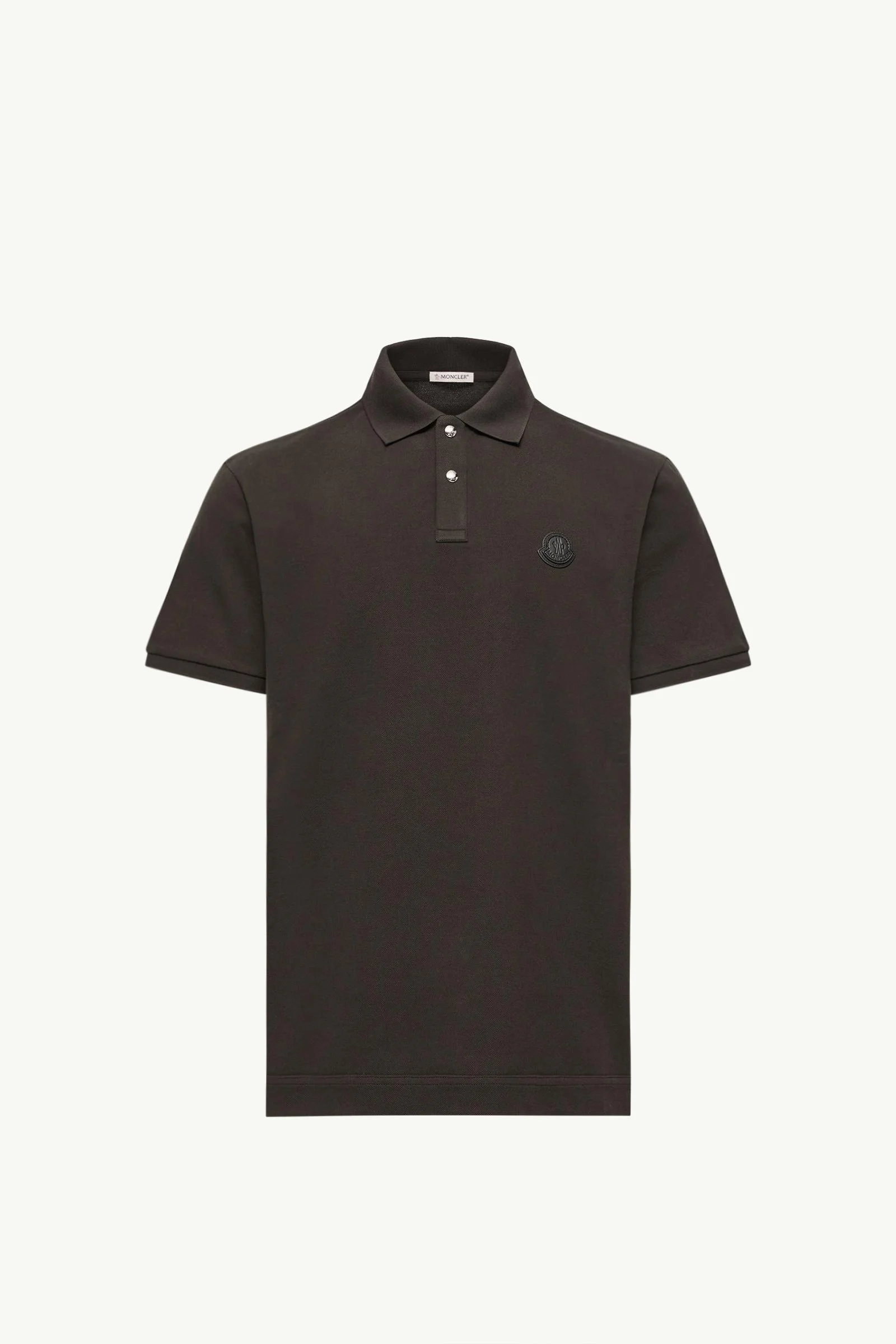 Logo Patch Cotton Piquet Polo Shirt - 1
