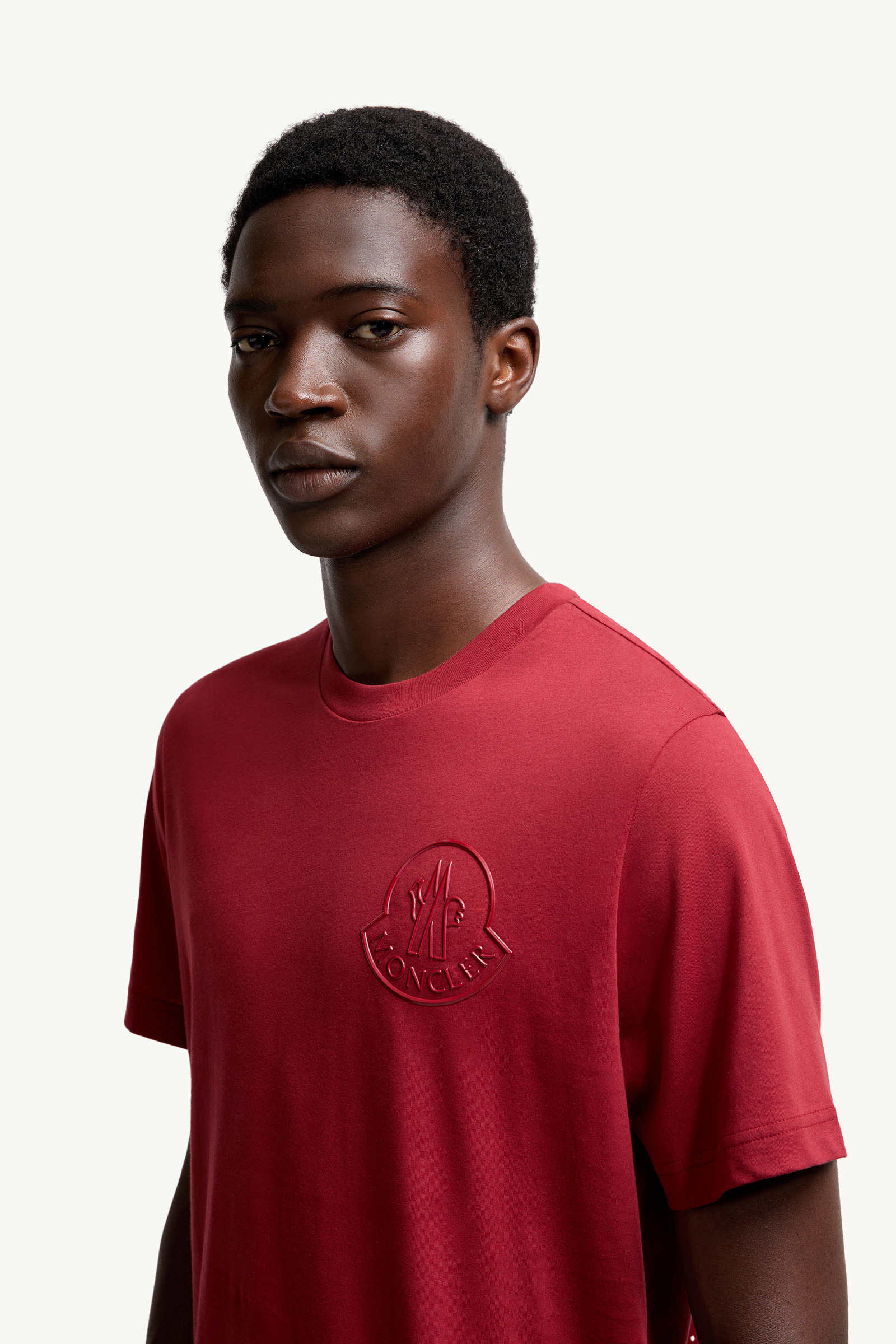 Three-Dimensional Logo Cotton T-Shirt - 4