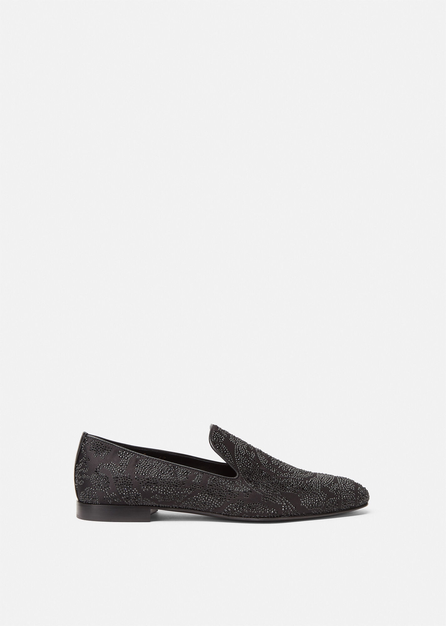 Barocco Silhouette Crystal Slippers - 1