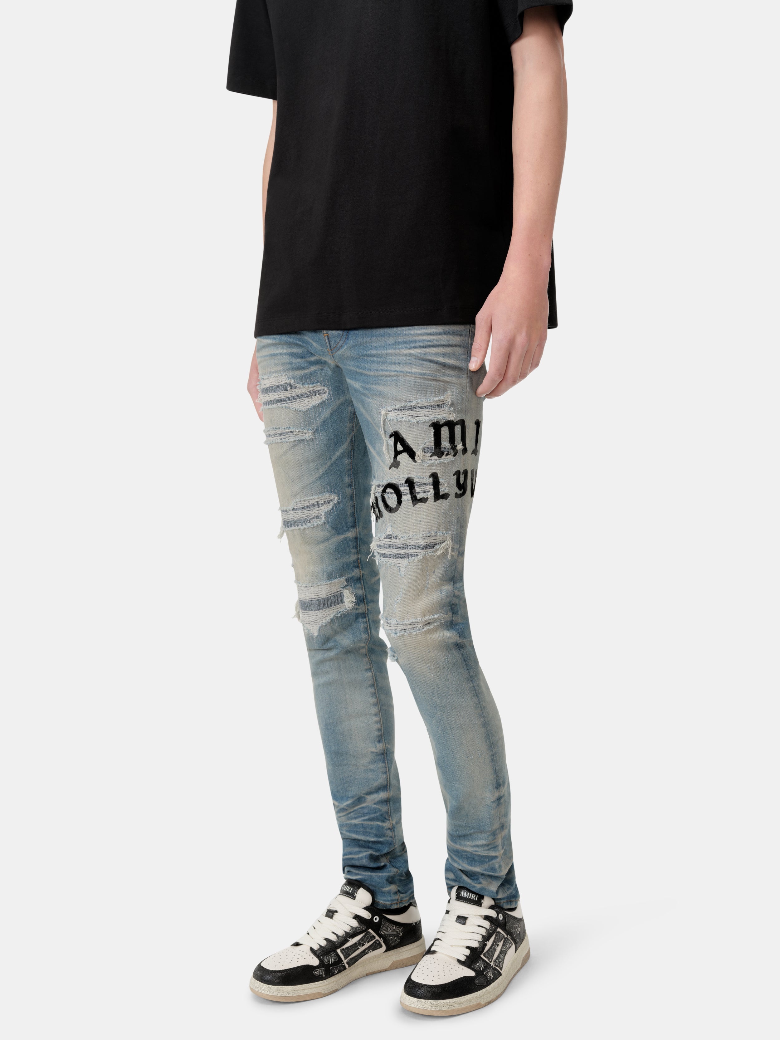 AMIRI HOLLYWOOD REPAIRED JEAN - 5