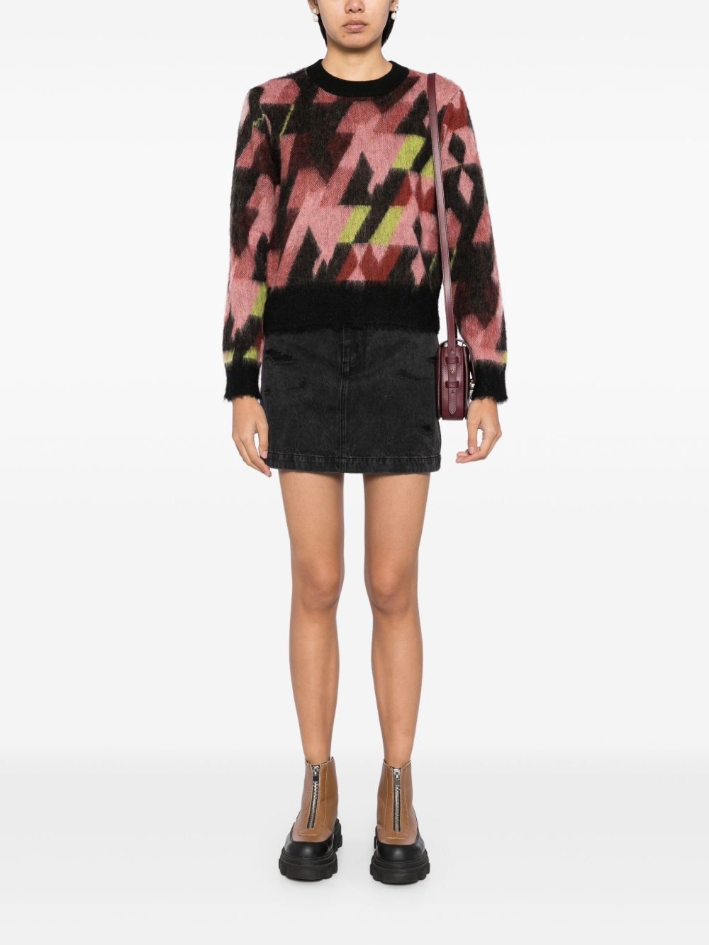 graphic jacquard jumper - 2