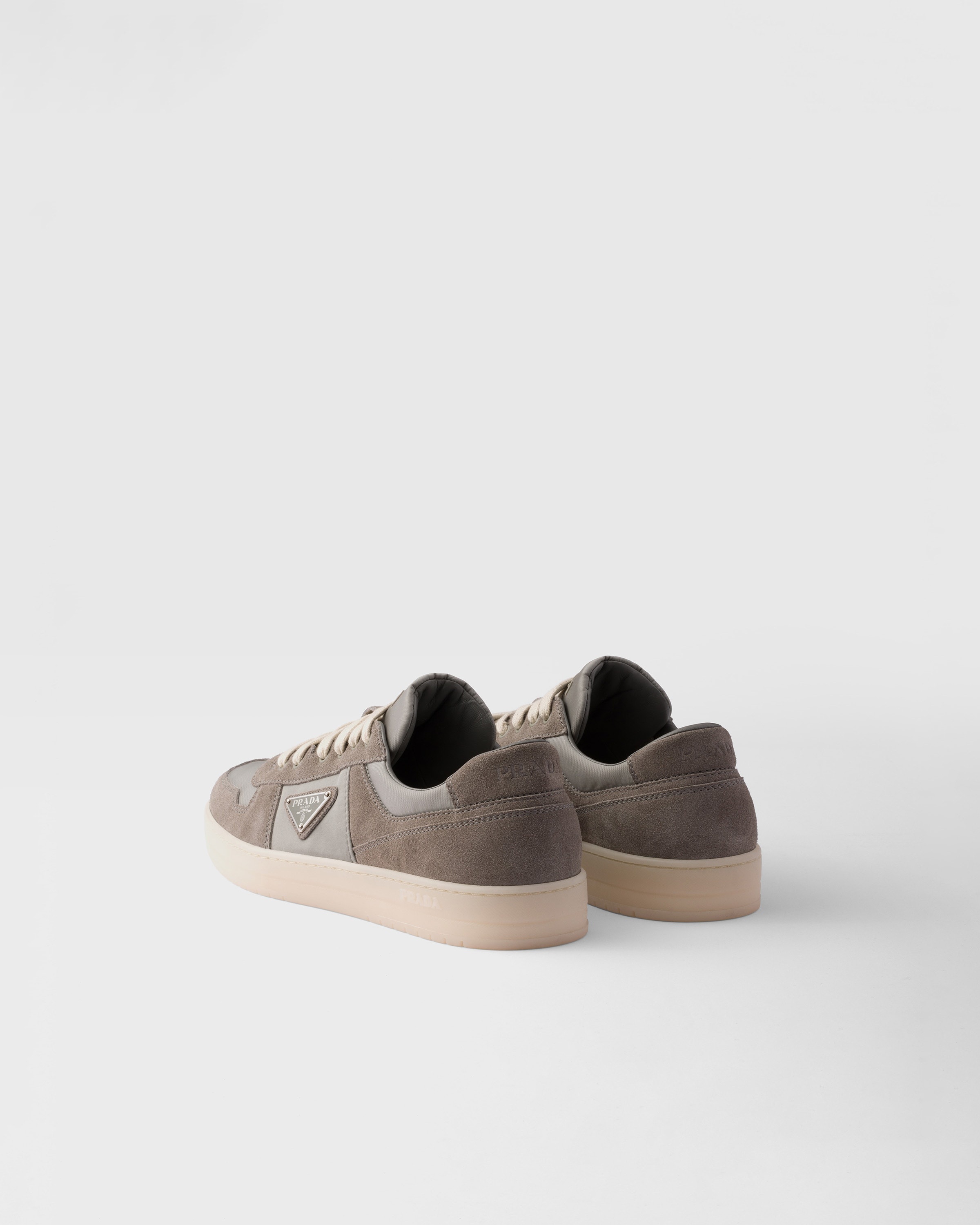 Downtown Re-Nylon and suede sneakers - 4