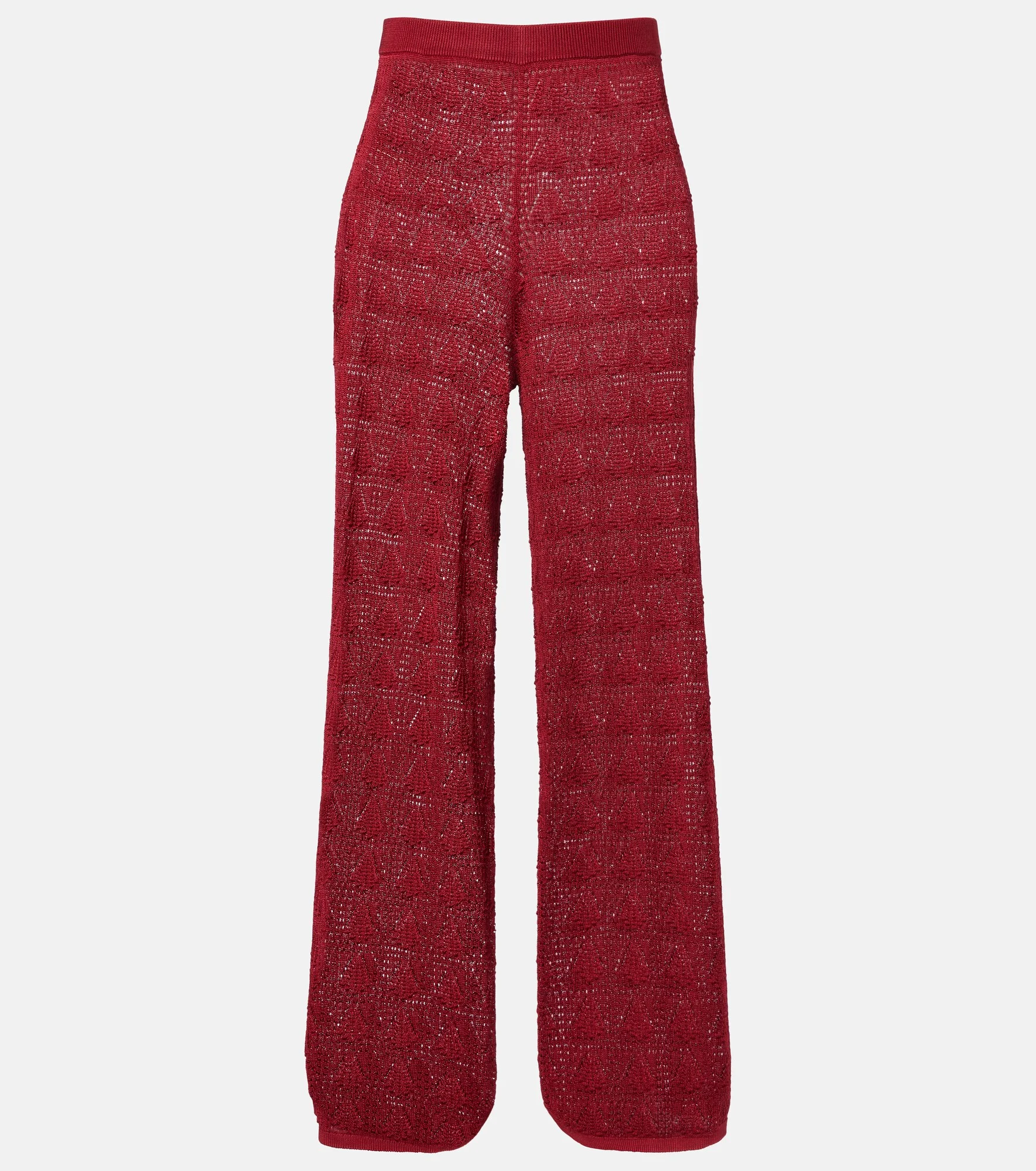 Egeo knitted wide-leg pants - 1