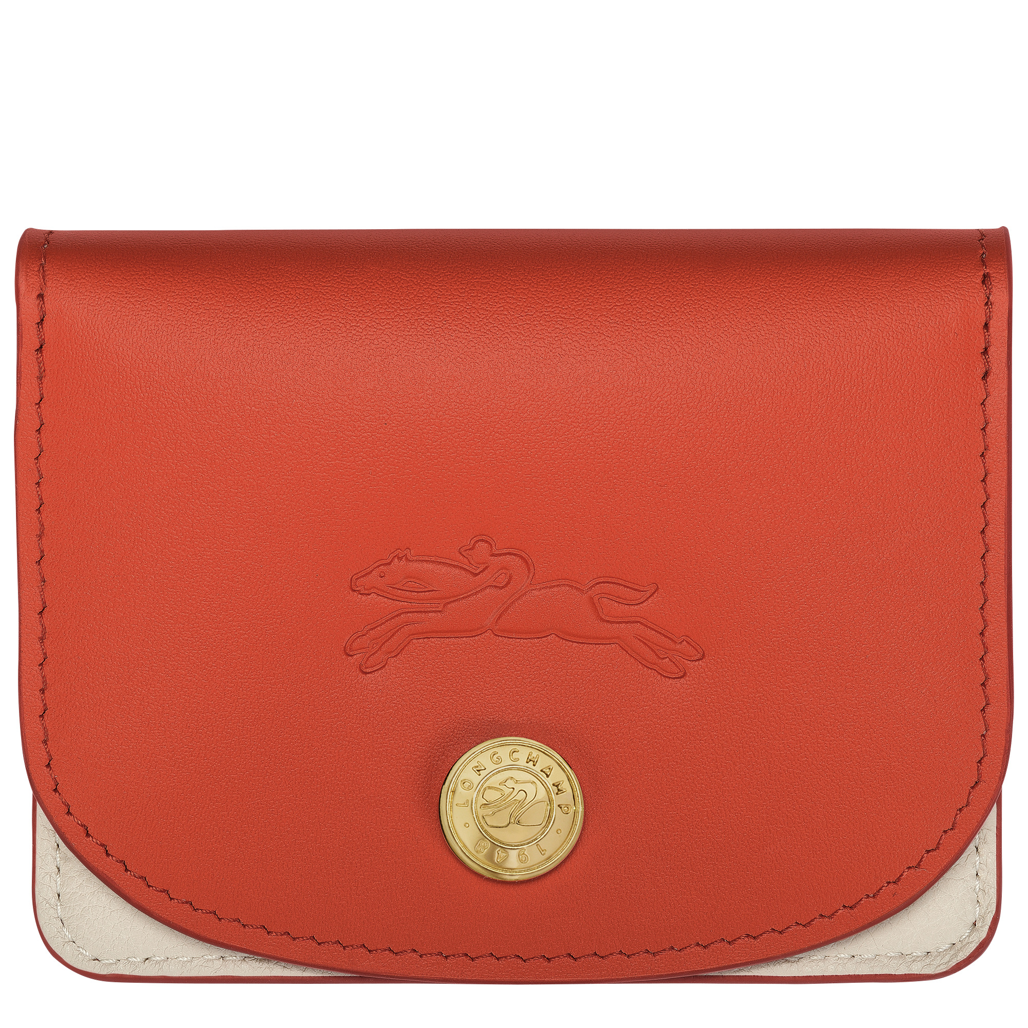 Le Pliage Xtra Card holder Paprika - Leather - 1