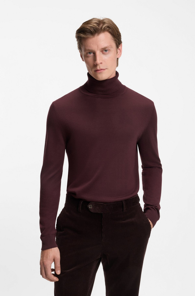 BECKHAM X BOSS ROLLNECK SWEATER IN CASHMERE 2