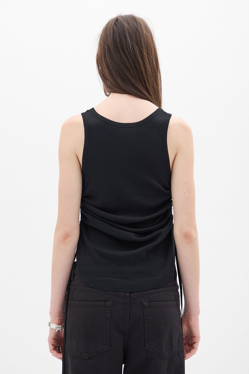 Mara Wrinkled Cropped Tank Top 3