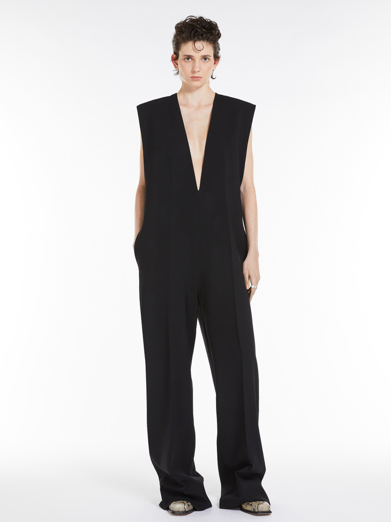 Sportmax COLIBRI Sleeveless stretch wool jumpsuit outlook