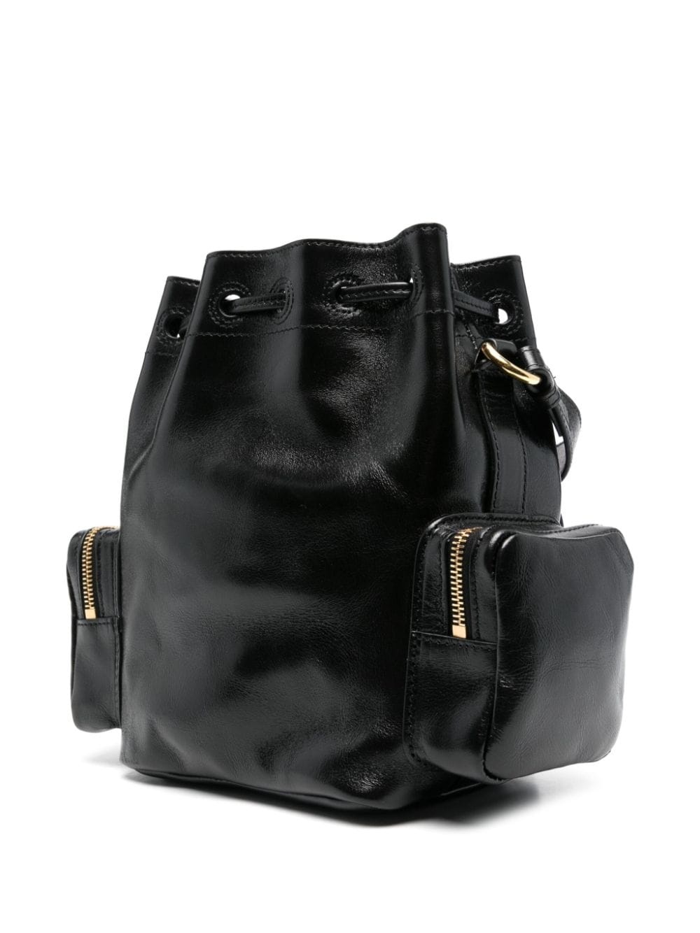 leather bucket bag - 3