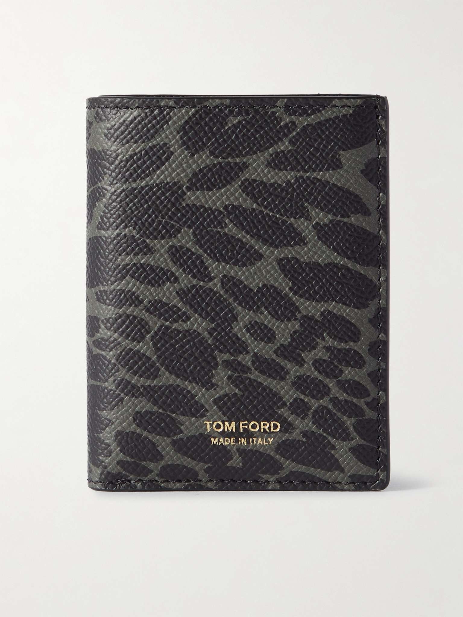 Printed Full-Leather Bifold Cardholder - 1