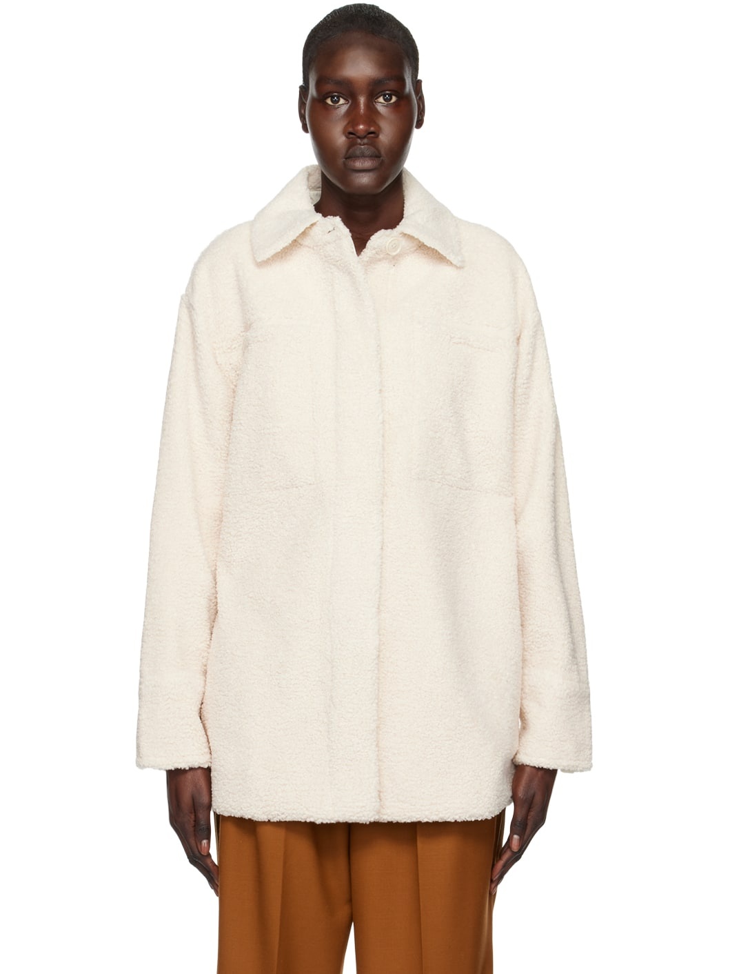 Off-White Oversized Shirt Jacket - 1