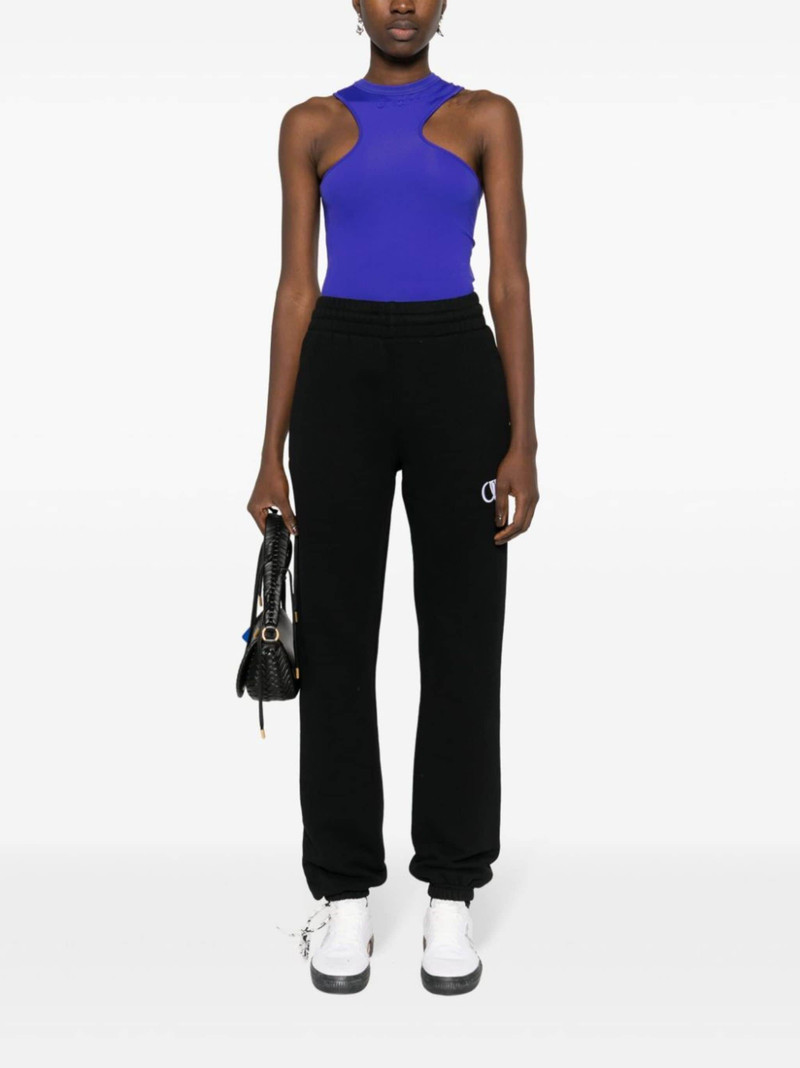 Off-White embroidered-logo cotton pants outlook