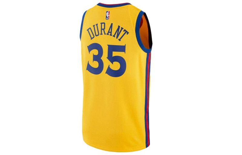 Nike Nike Kevin Durant Nba City Ed Swingman Golden State Warriors Jersey Yellow 912101-729 outlook