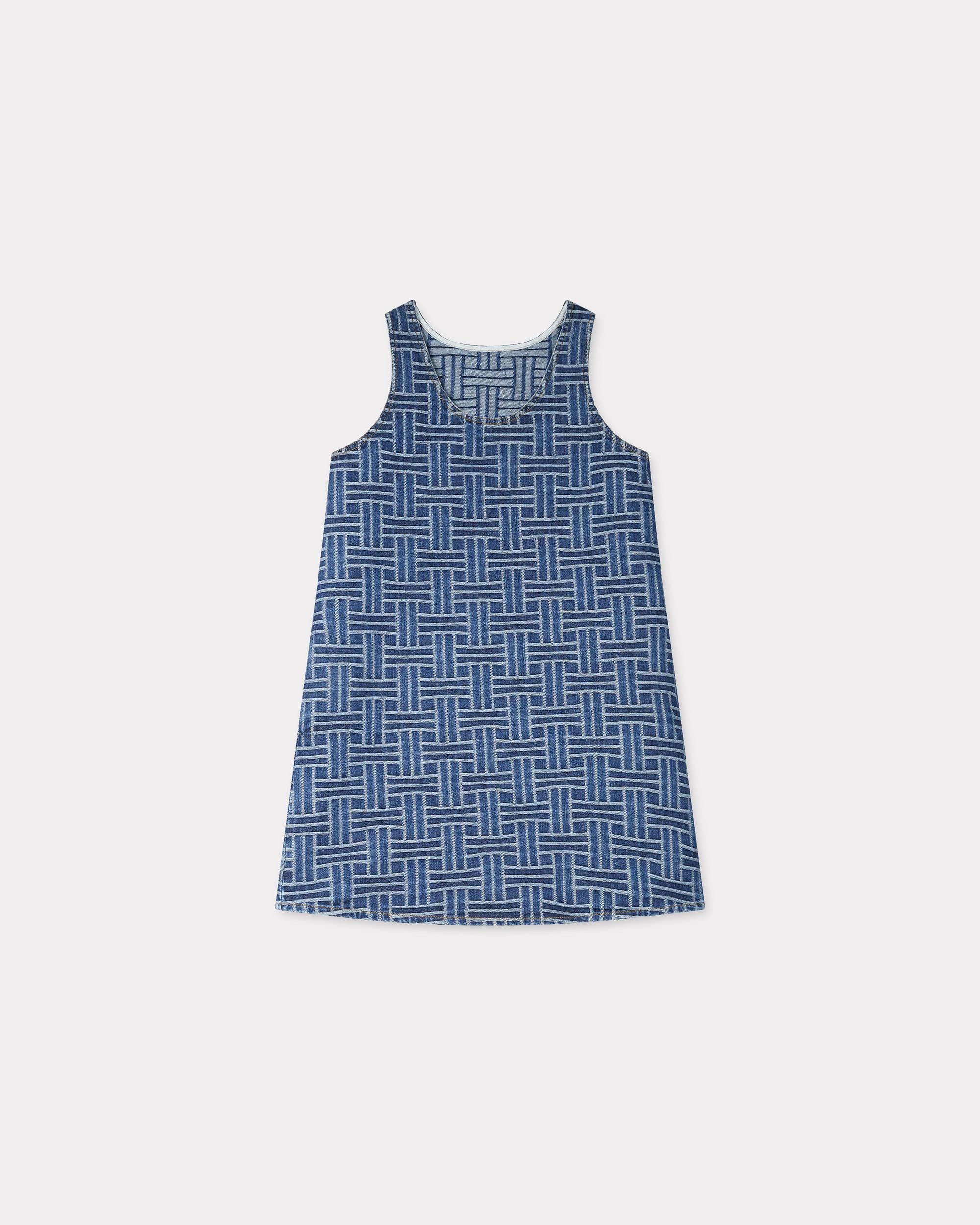 'KENZO Weave' dress in japanese denim - 1