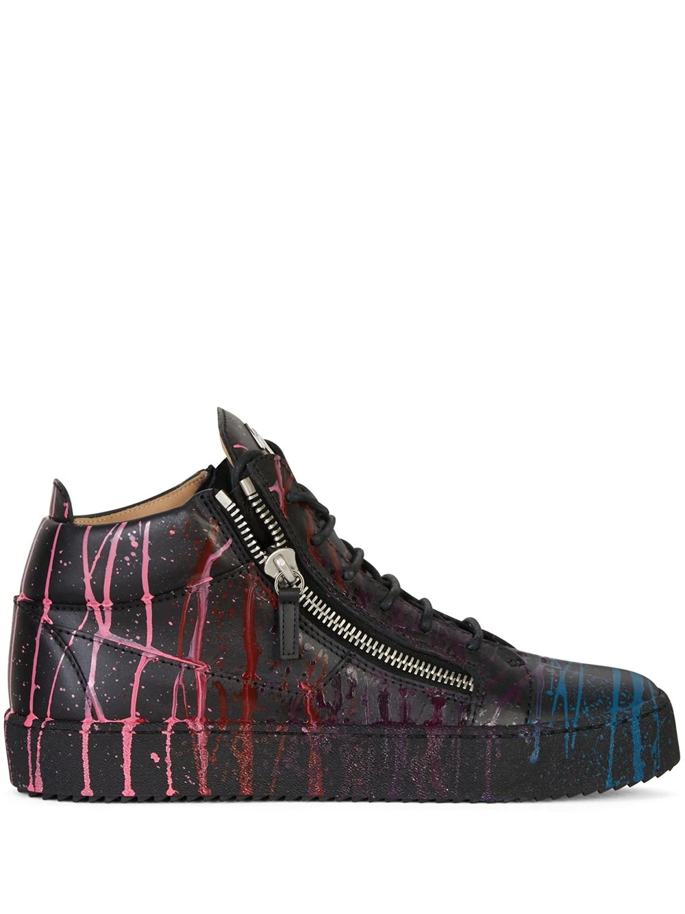 Frankie paint splatter sneakers - 1