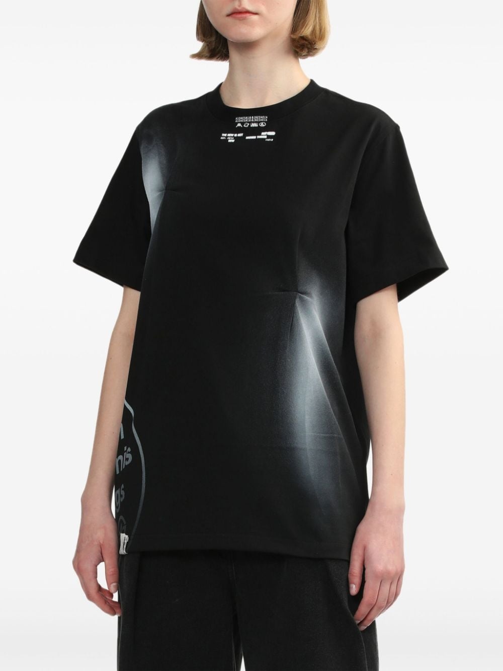 Nowia spray-paint T-shirt - 3