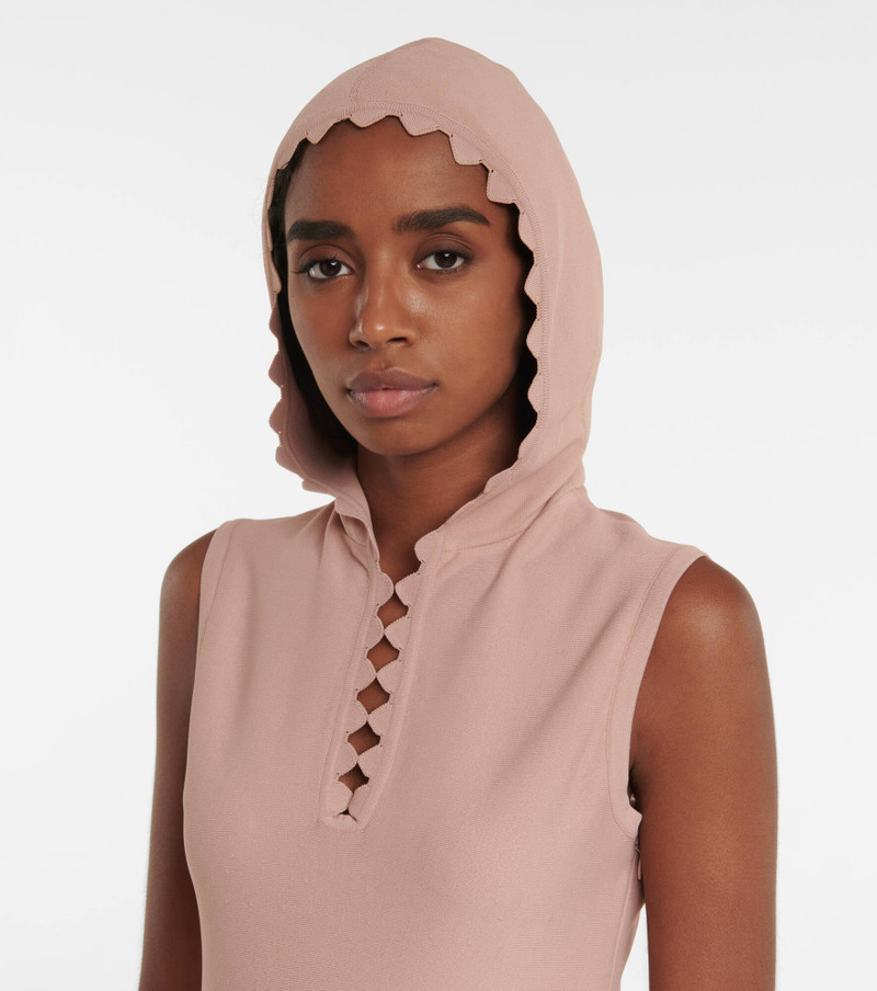 Hooded knit minidress 7