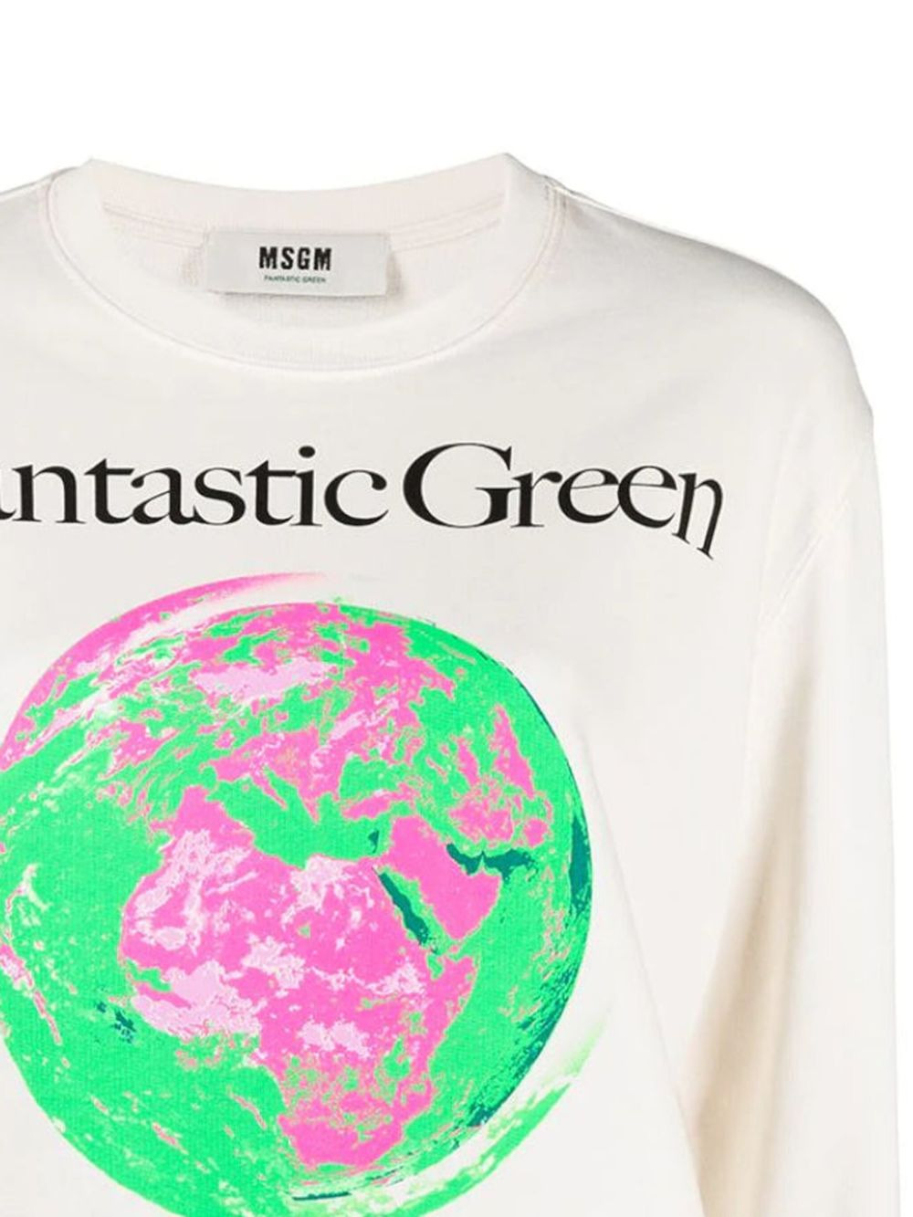 globe-print sweatshirt - 3