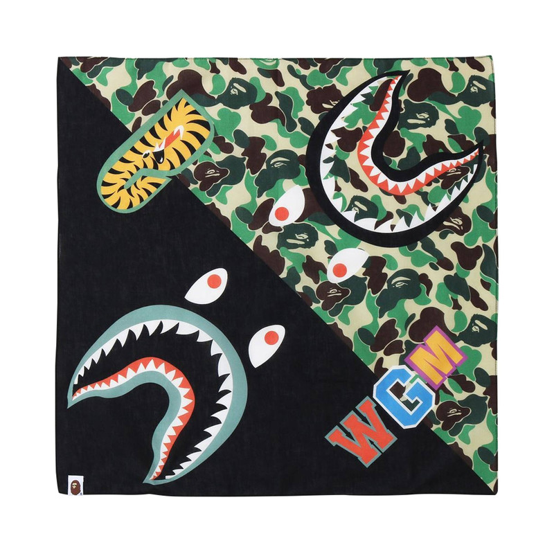 바륨 ABC 카모 샤크 Bandana 녹색 이름 * - 1