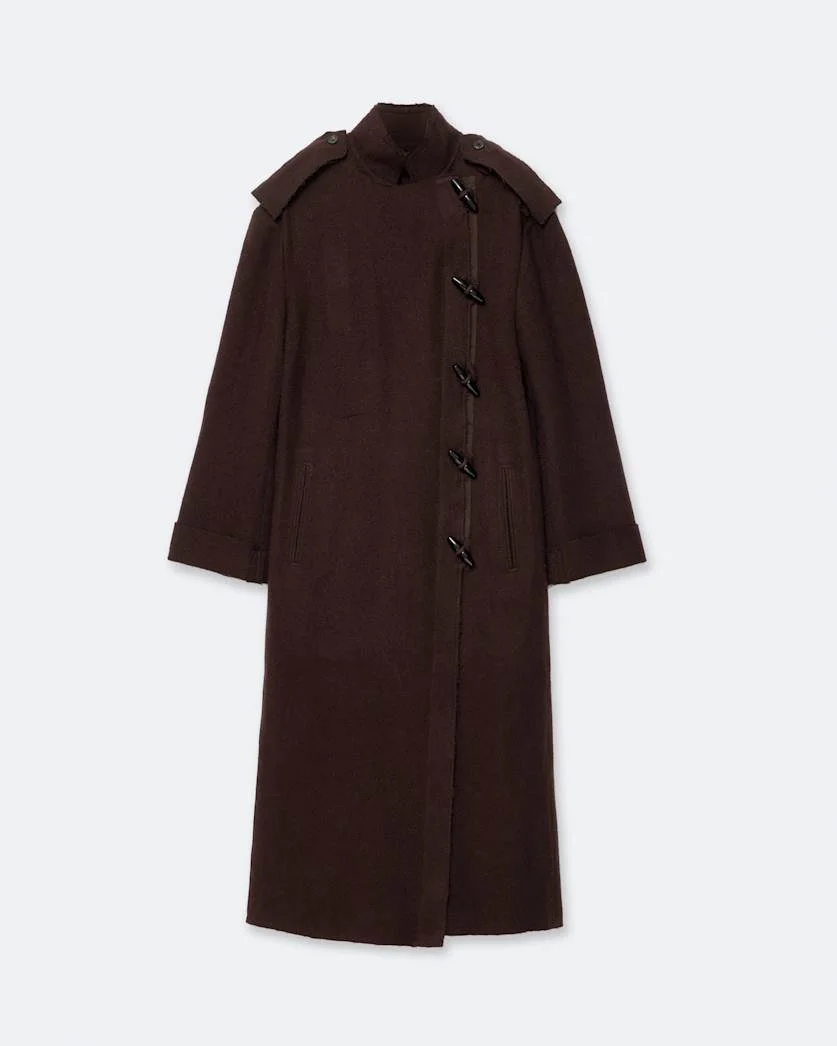 ELLIS TOGGLED WOOL COAT - 1