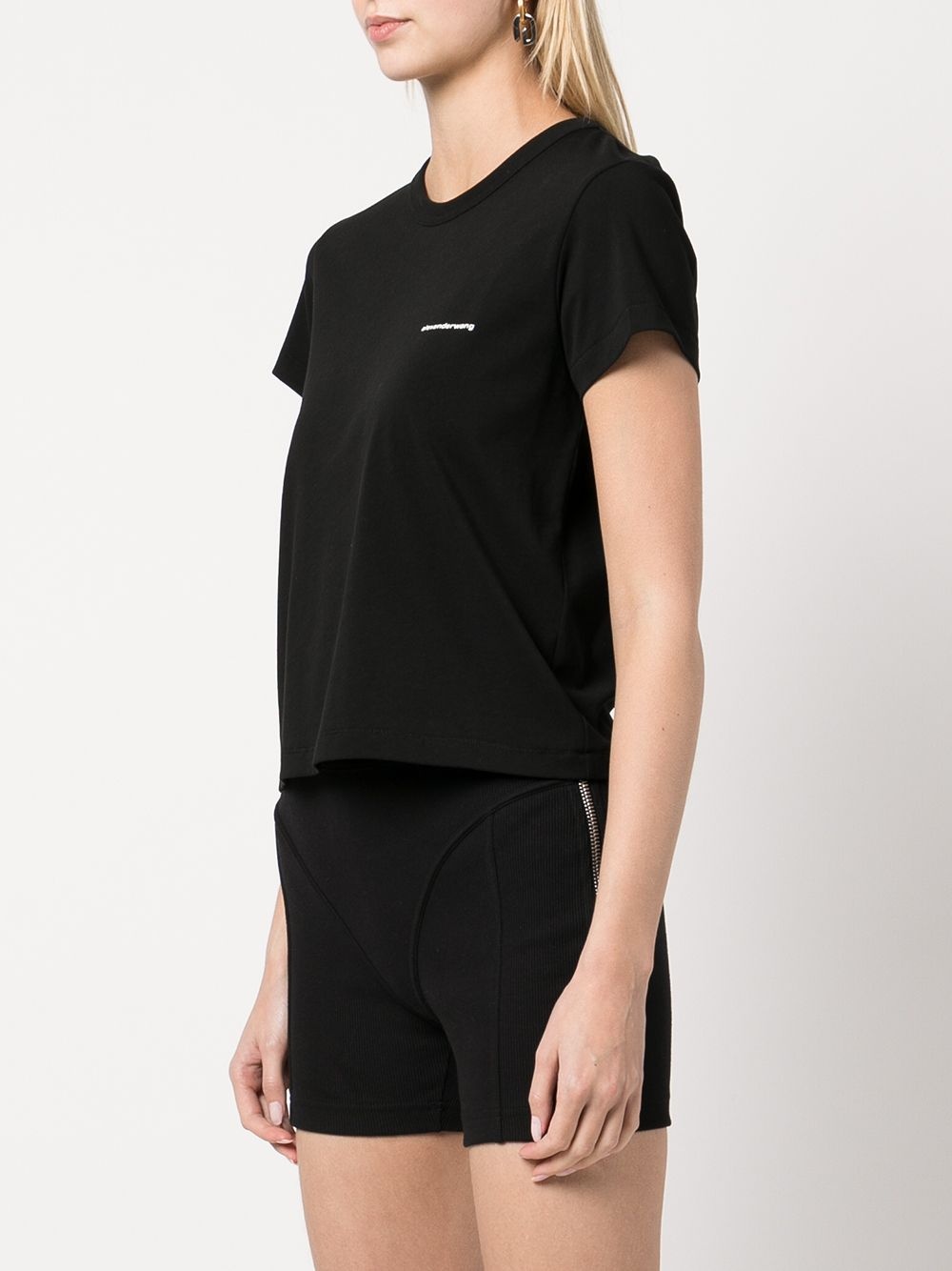 shrunken logo T-shirt - 3