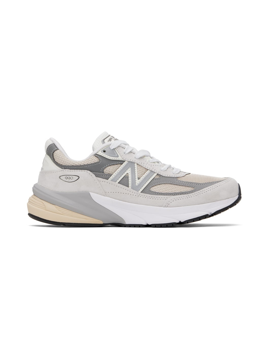 Gray 'Made in USA' 990v6 Sneakers - 1
