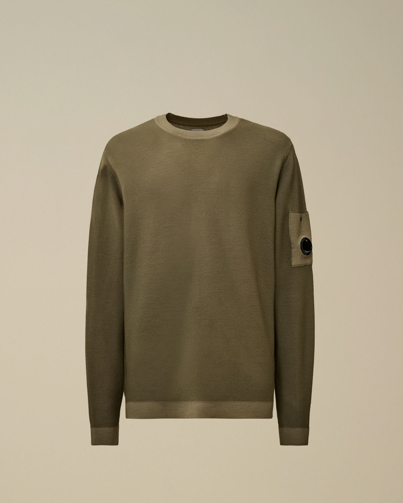 Merino Wool Crewneck Lens Sweater 1
