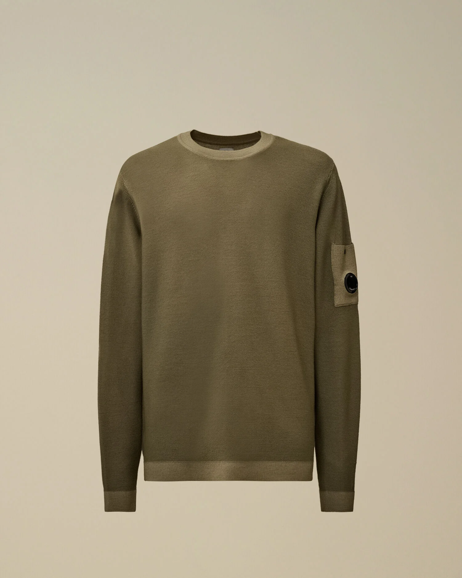 Merino Wool Crewneck Lens Sweater - 1