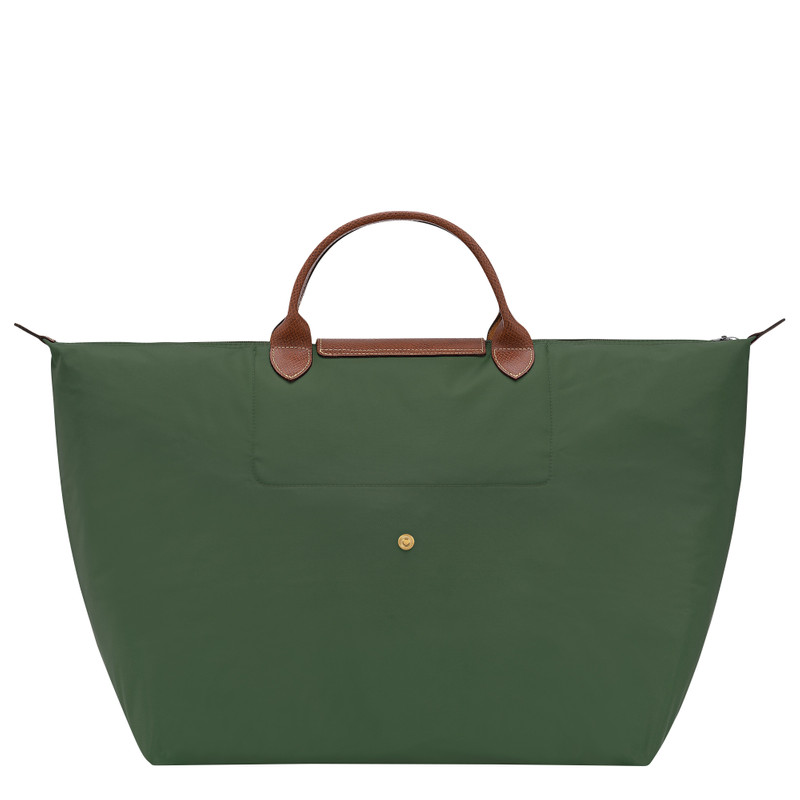 Le Pliage Original L Travel bag British Green - Recycled canvas 4